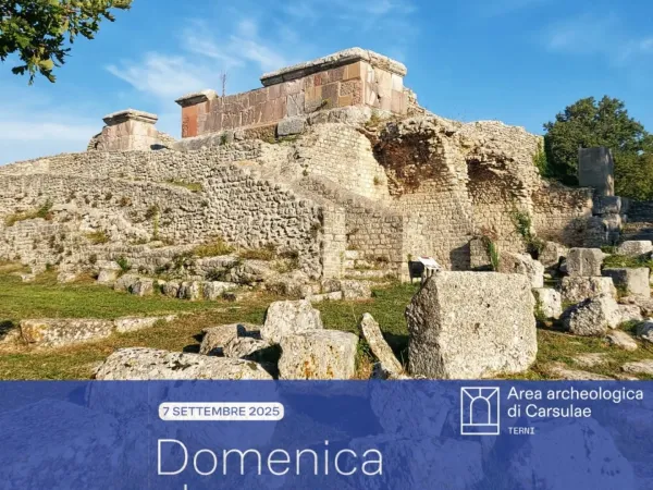 Domenica al Museo – Sito archeologico di Carsulae  Domenica al Museo – Sito archeologico di Carsulae