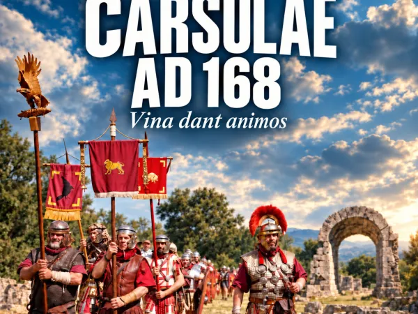 Carsulae AD 168 - Vina dant animos