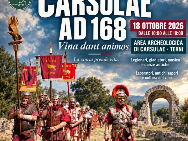Carsulae AD 168 - Vina dant animos