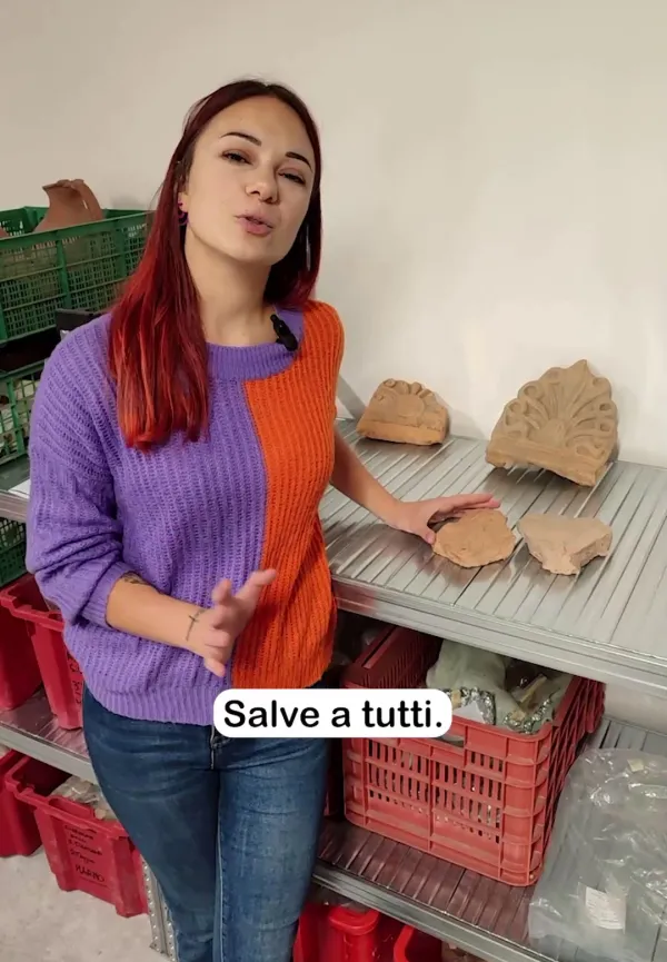 Tips di Lavinia - Carsulae - Frammenti di Affreschi