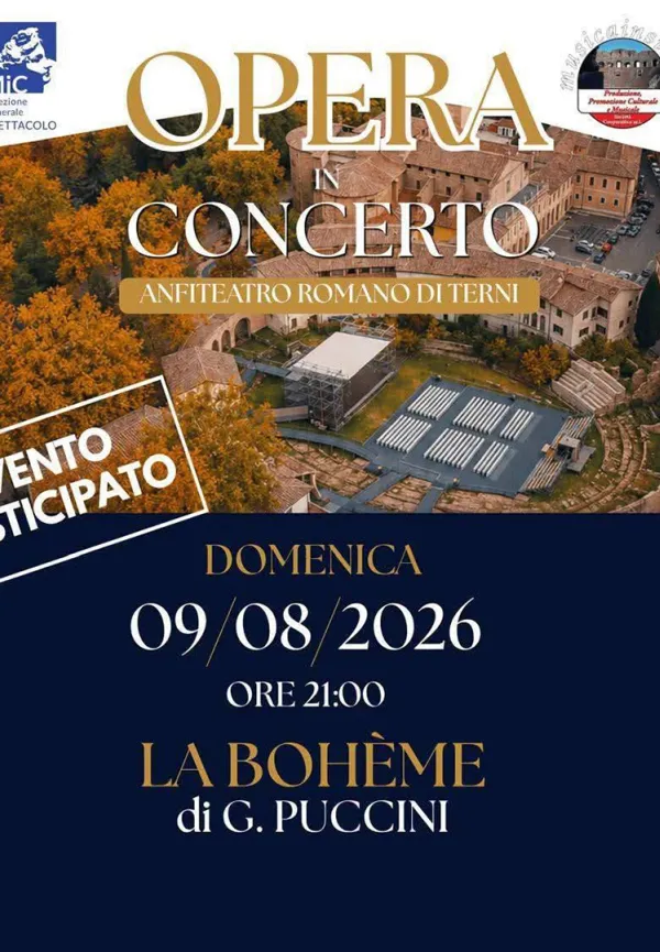"La Bohème" di Puccini all'Anfiteatro Romano