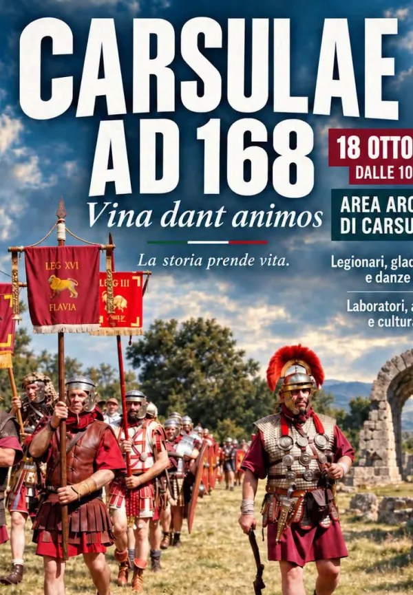Carsulae AD 168 - Vina dant animos