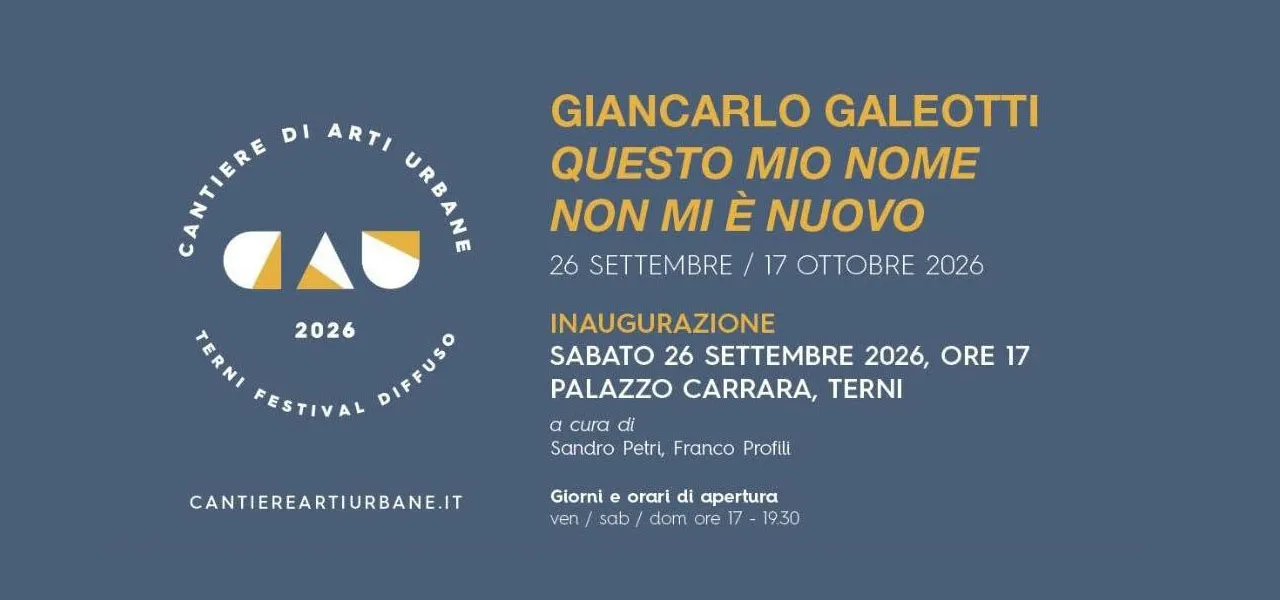 Giancarlo Galeotti - Questo mio nome non mi è nuovo