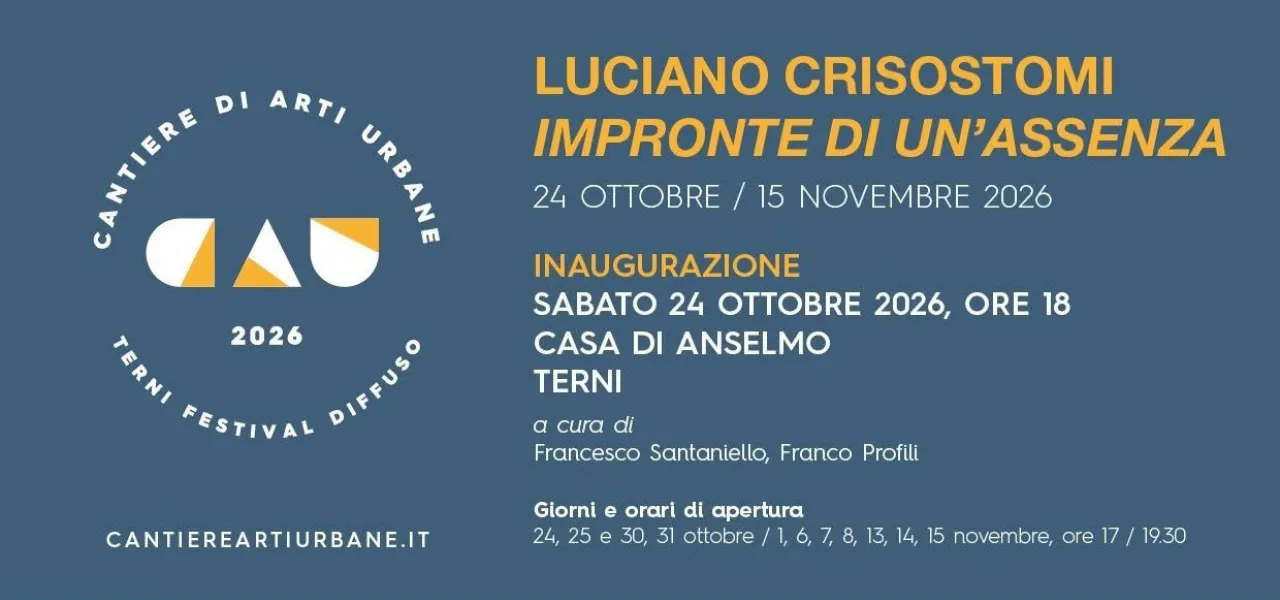 Luciano Crisostomi, “Impronte di un’assenza”